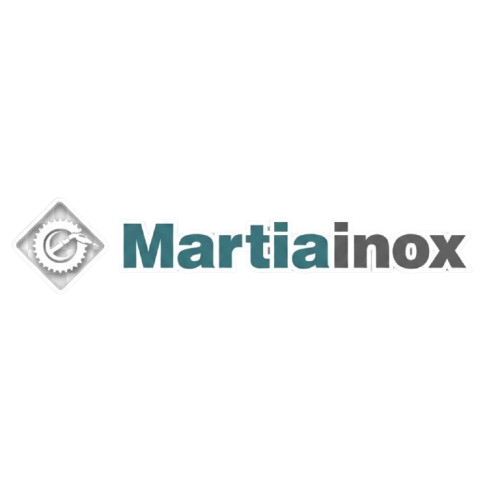 Logotipo de la empresa Martialinox dedicada a la carpintería metálica en Marchena